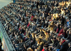 Crowd in a stadium